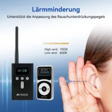 T130P T131P (T130 3. Generation) Tourguide-System Führungssysteme für Reiseleiter, fortschrittliche DSP-Rauschunterdrückungstechnologie