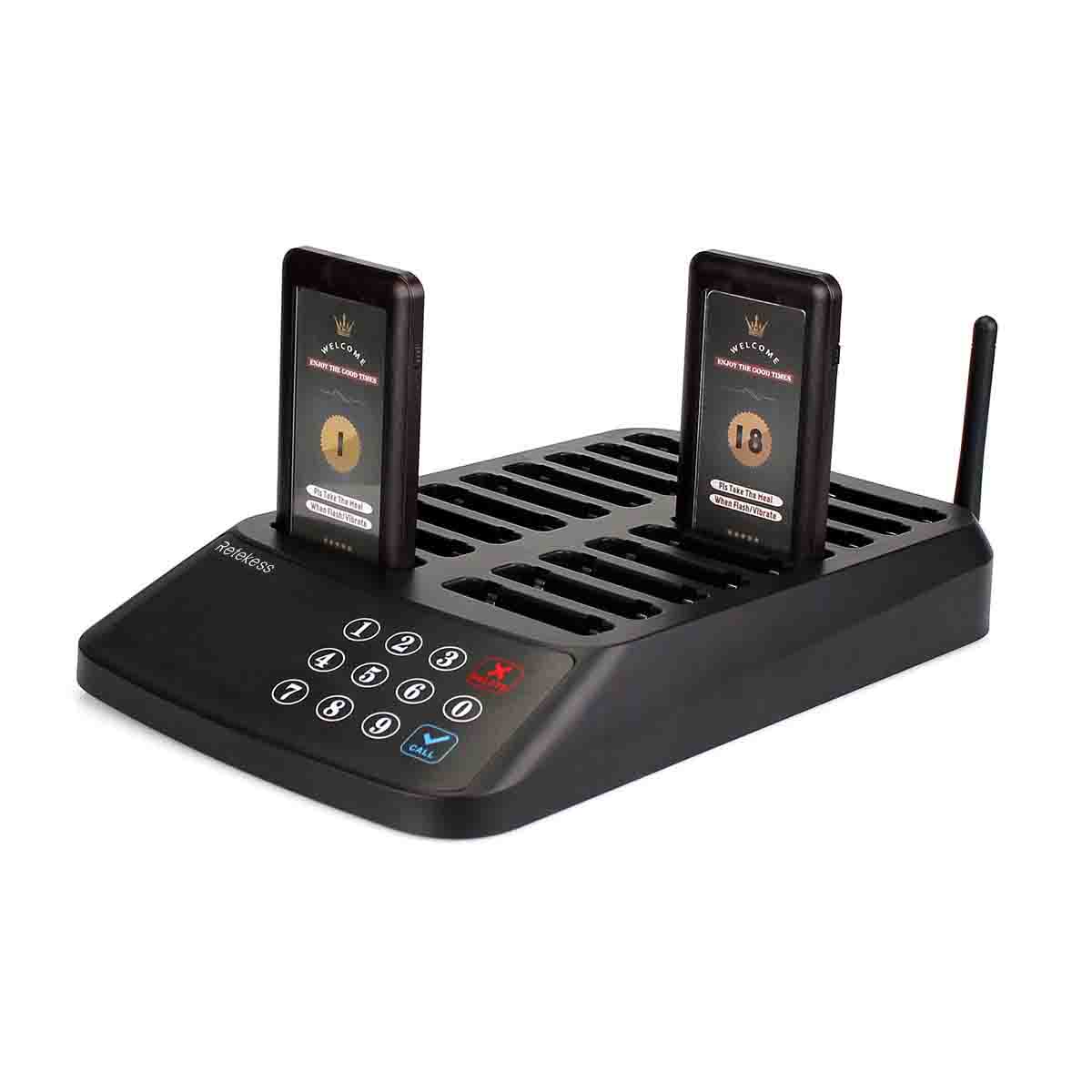 Retekess T115 Base de Carga Del Transmisor del Teclado Impermeable