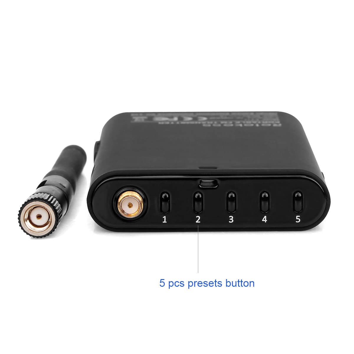 Retekess FT11 FM Portátil Transmisor Compatible TF Tarjeta