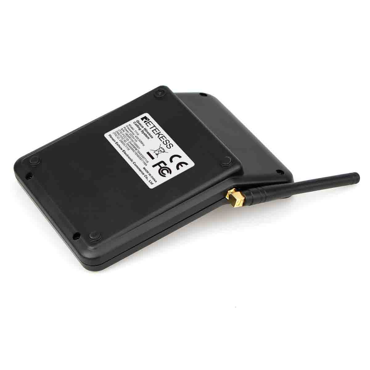 Teclado Retekess T119 para Restaurante con Sistema Inalámbrico de Llamadas para Invitados