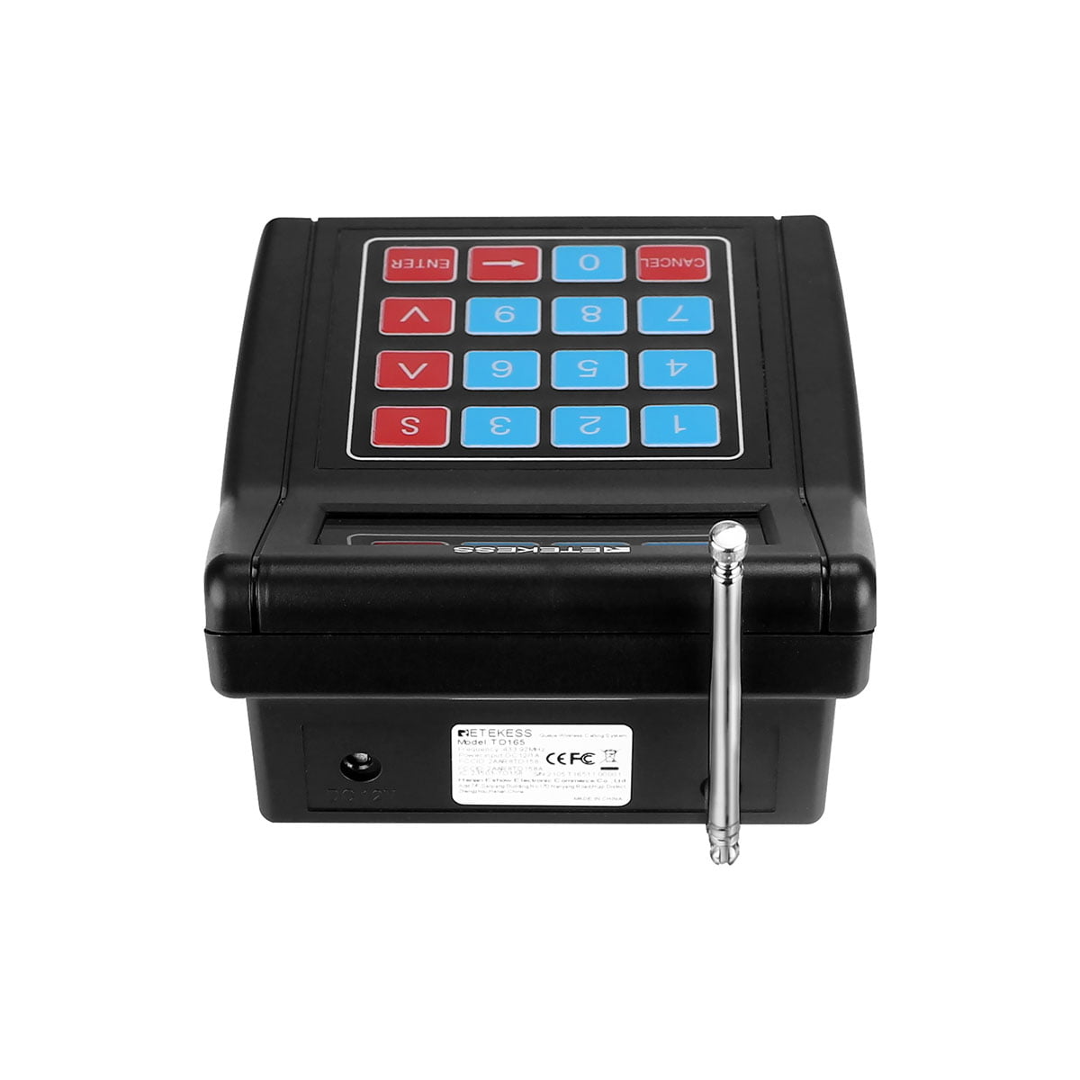 Retekess TD165 SU668 Transmisor de teclado del sistema inalámbrico de localización de posavasos