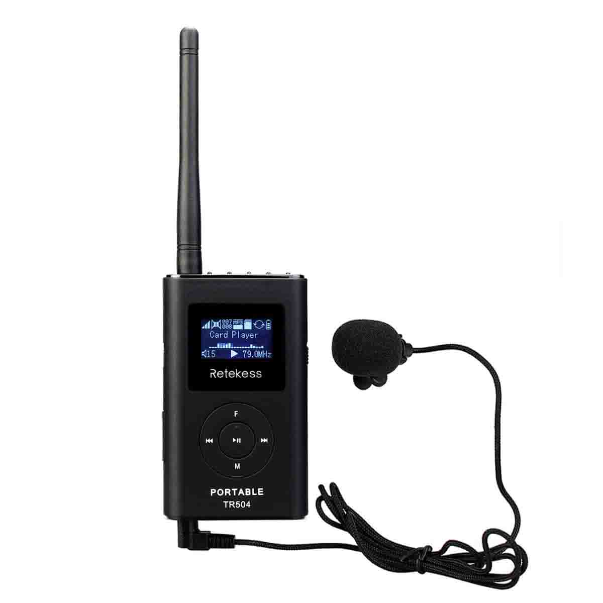 Retekess FT11 FM Transmisión Transmisor PR13 FM Radio Receptor