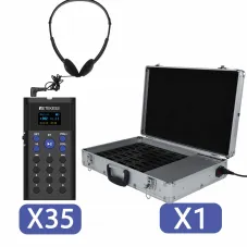 Retekess TT128 Bluetooth Tour Audioguía Autoguiado, Adecuado para Atracciones, Museos, Fábricas y Zoológicos