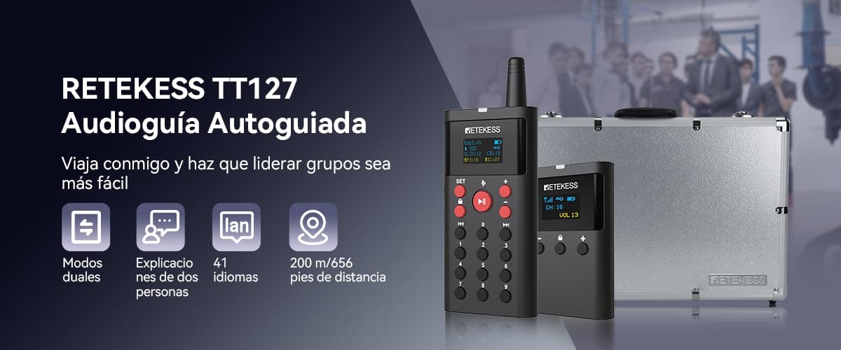 Sistema de audioguía TT127