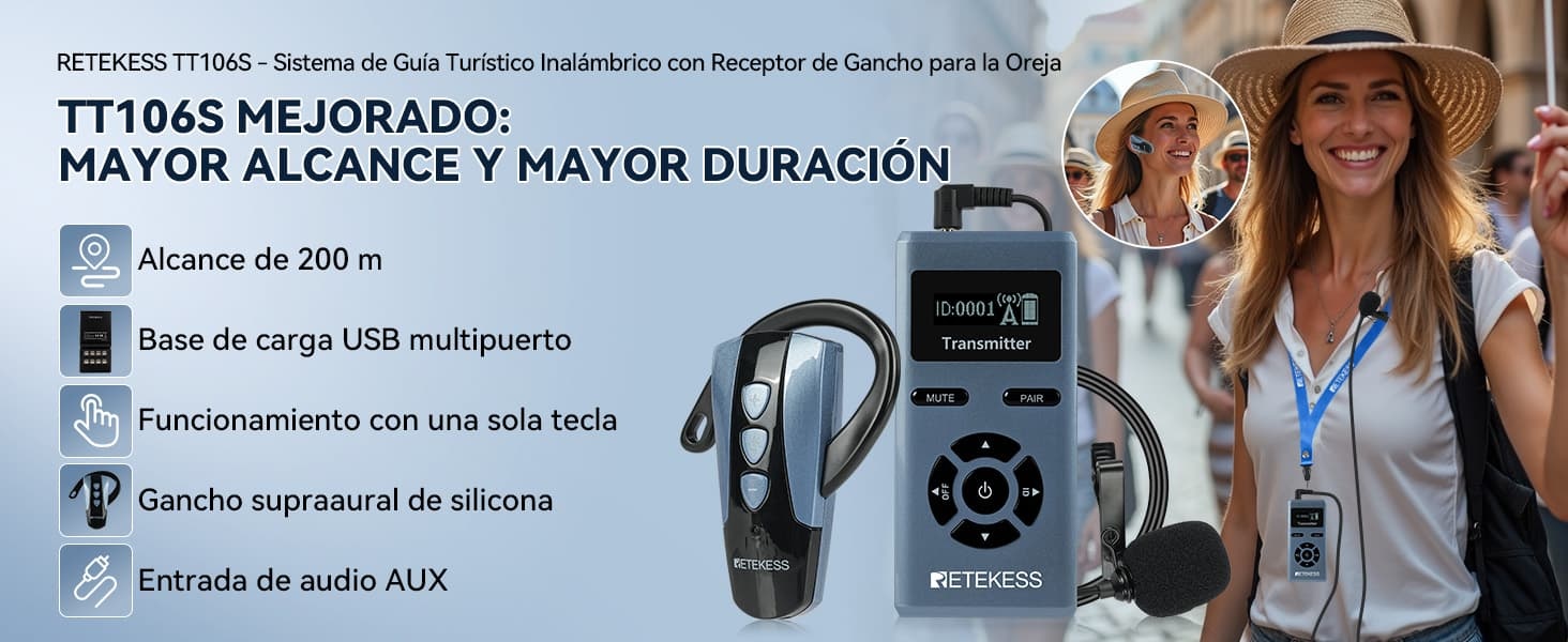 Sistema de gu&iacute;a tur&iacute;stica TT106S