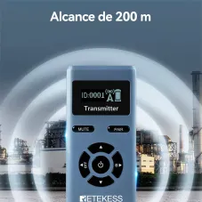 TT106S Receptor de Gancho Para la Oreja para Sistema de Guía Turístico Inalámbrico Mejorado