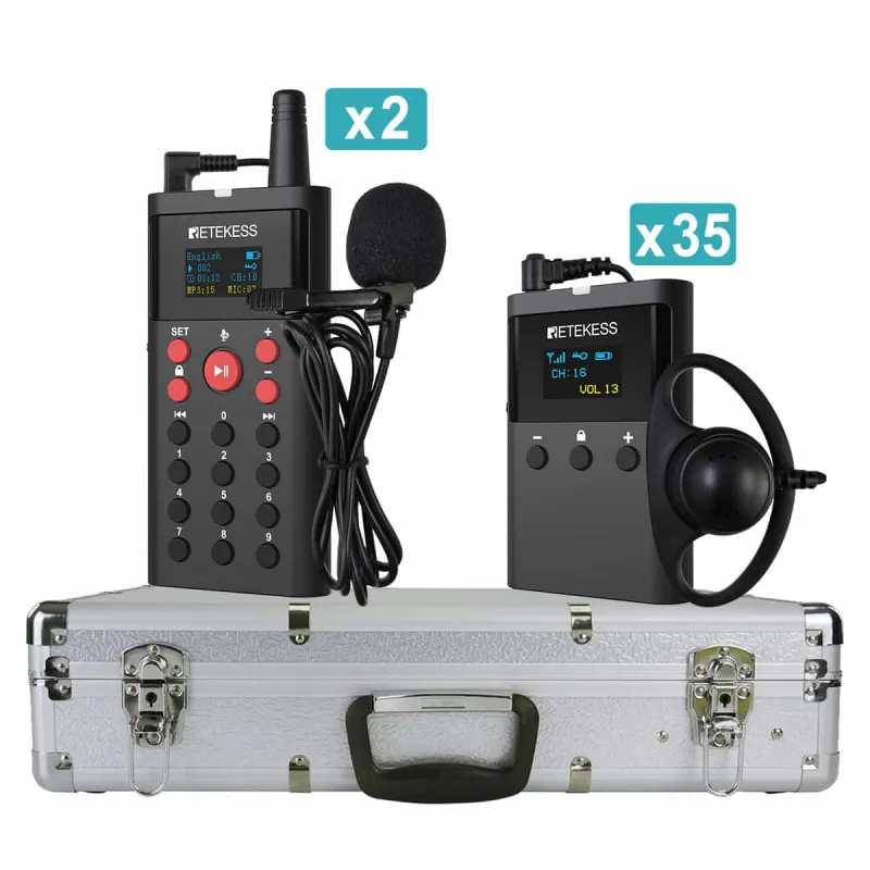 TT127 Audioguía Y Radioguía 2-en-1 Sistema para Museos, Sitios Patrimoniales y Turísticos