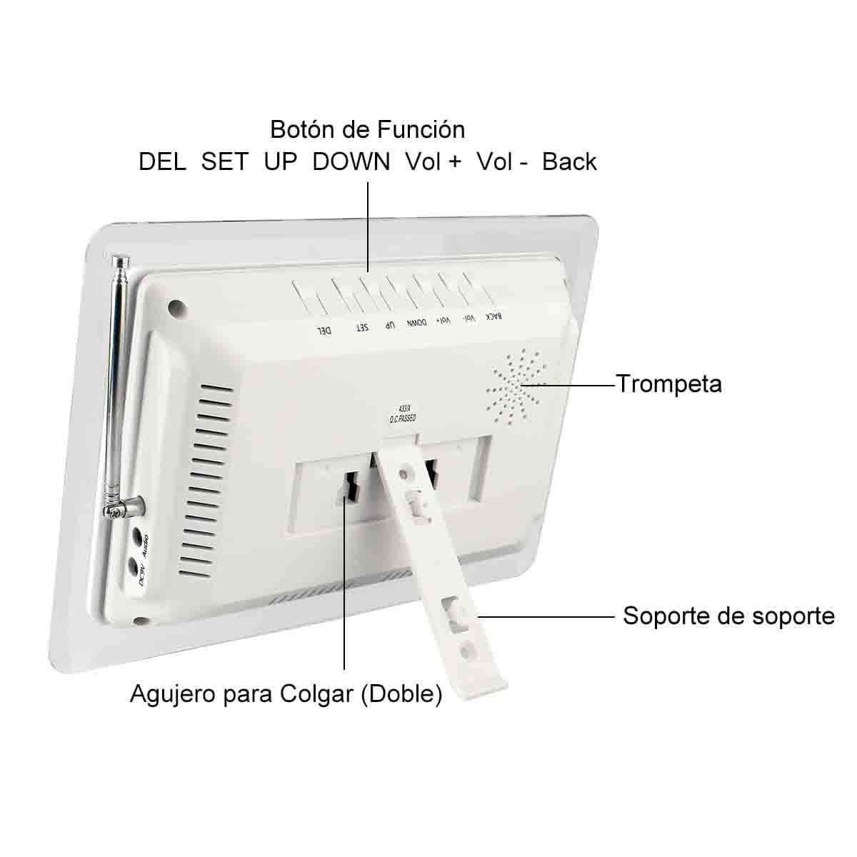 Retekess t114 Sistema de Llamada de Pantalla para Restaurantes
