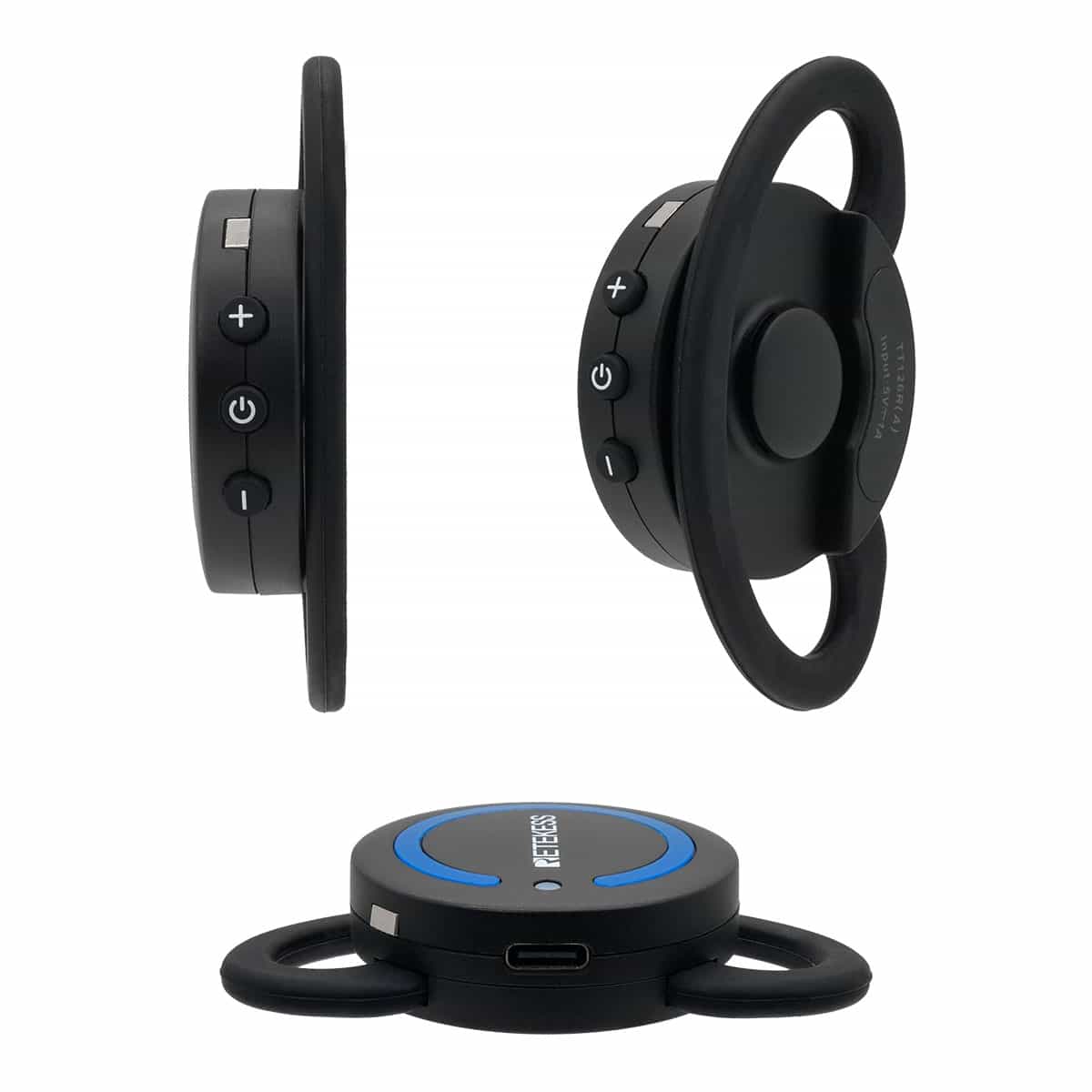 Retekess TT126 TT126R Sistema de comunicación bidireccional Intercomunicador multipersona con estuche de carga de 28 ranuras