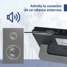 Retekess sistema de llamada de enfermera TH107 receptor Host con TH009 IP67 botón de llamada de una tecla resistente al agua para hospital, clínica, hogar de ancianos