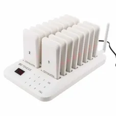 Retekess TD157 Buscapersonas Sistema de Llamadas Inalámbrico Para Cafetería Pizzería Hospital Patio de Recreo