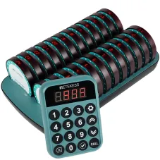 Retekess TD168R Sistema de Llamada Buscapersonas Inalámbrico con Teclados Separados