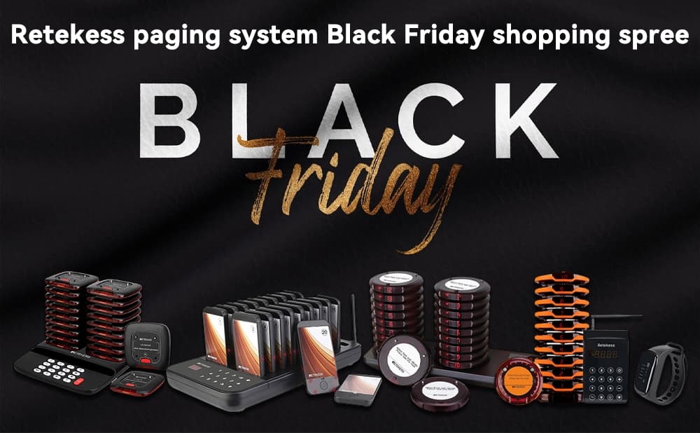 Oferta del Black Friday del sistema de paginación Retekess: ¡el mejor momento para comprar!