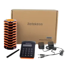 Retekess TD156 Sistema Inalámbrico Para Restaurantes Guest Pager IP67 Impermeable Larga Distancia 800m