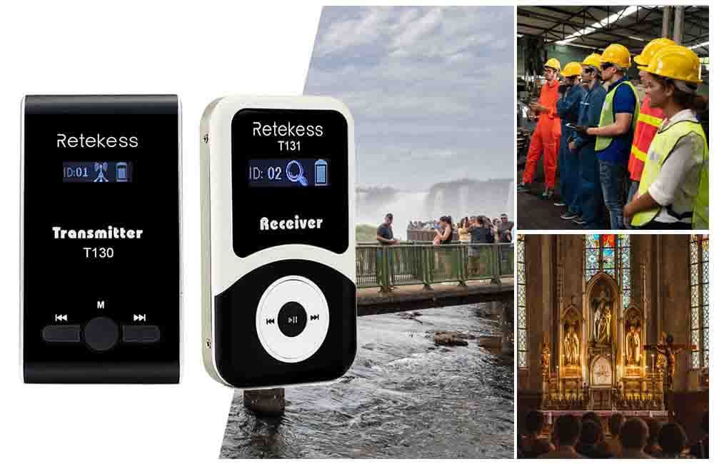 Sistema de Audio de Guía Turístico Inalámbrico T130 Rentable