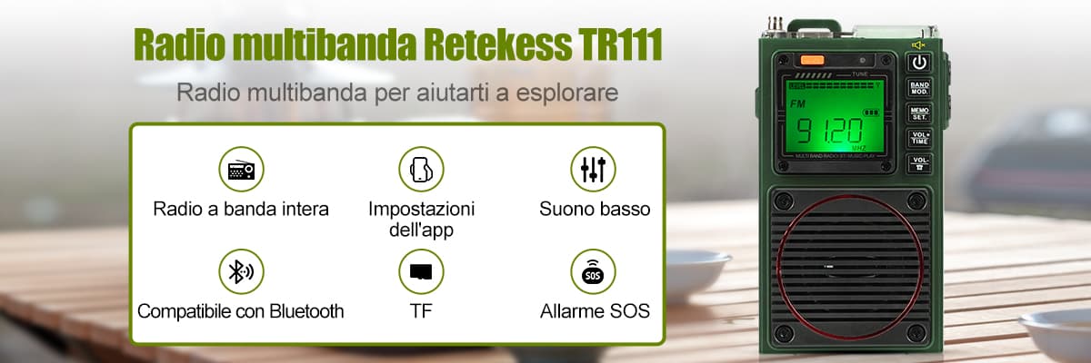 Retekess TR111: ¡Un Pequeño Monstruo de Radio con una Calidad de Sonido Maravillosa !