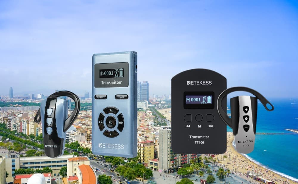Sistemas de Guía Turística Inalámbricos TT106S VS TT106