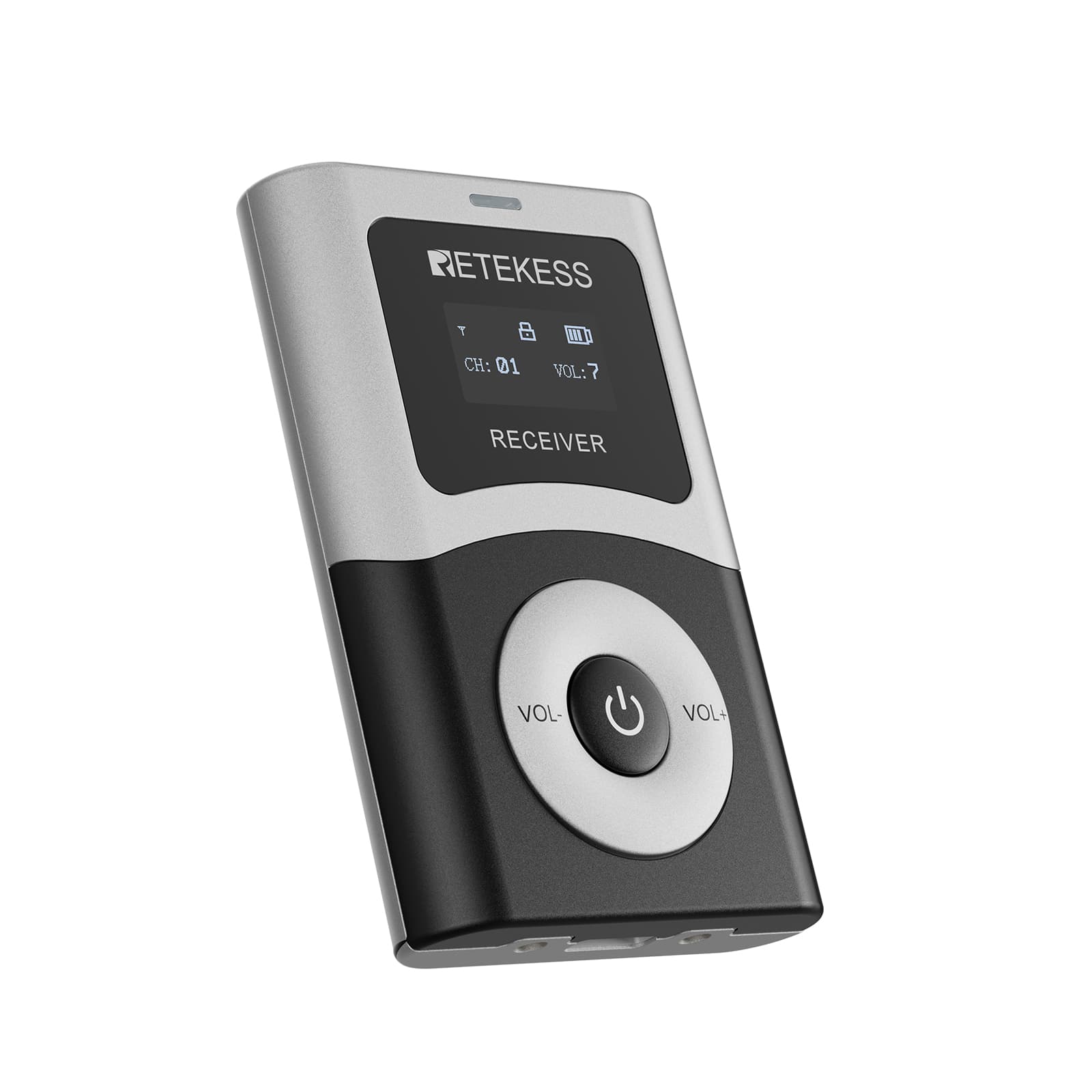T131U Receptor Inalámbrico para Guías Turísticos con Cancelación de Ruido para Guías Turísticos e Iglesias