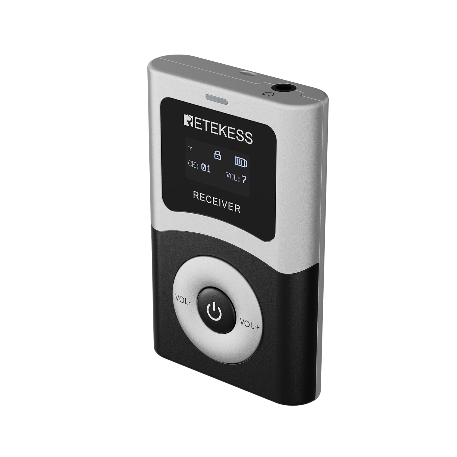 T131U Receptor Inalámbrico para Guías Turísticos con Cancelación de Ruido para Guías Turísticos e Iglesias