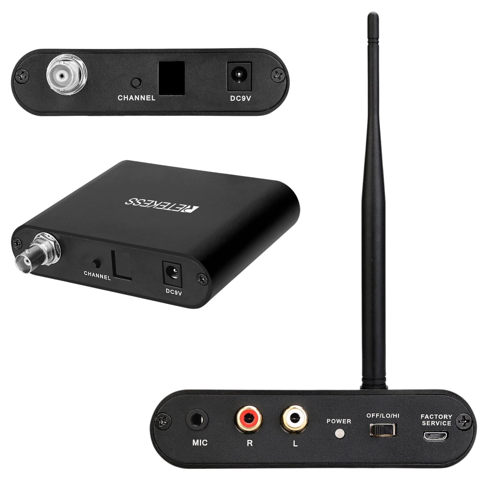 Retekess TA004 Auriculares Silent Disco with 3 Channels for Meditation,Parties,Classes,Club,Bar and DJ