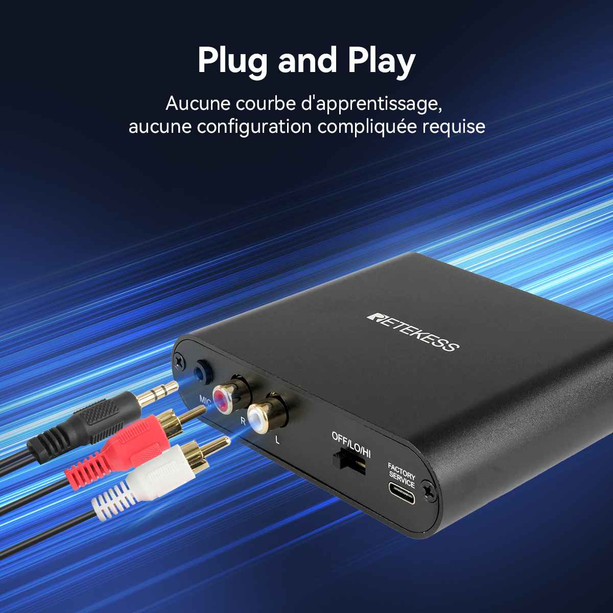 Retekess TA004 Auriculares Silent Disco with 3 Channels for Meditation,Parties,Classes,Club,Bar and DJ