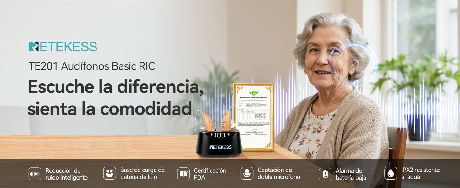 TE201 RIC OTC Comentarios de Los Usuarios de Audífonos