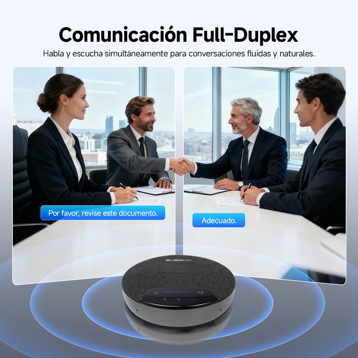 SVN O1 Micrófono Omnidireccional Inalámbrico para Conferencias Full-duplex