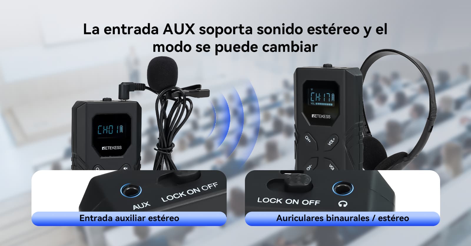 Entrada de audio estéreo
