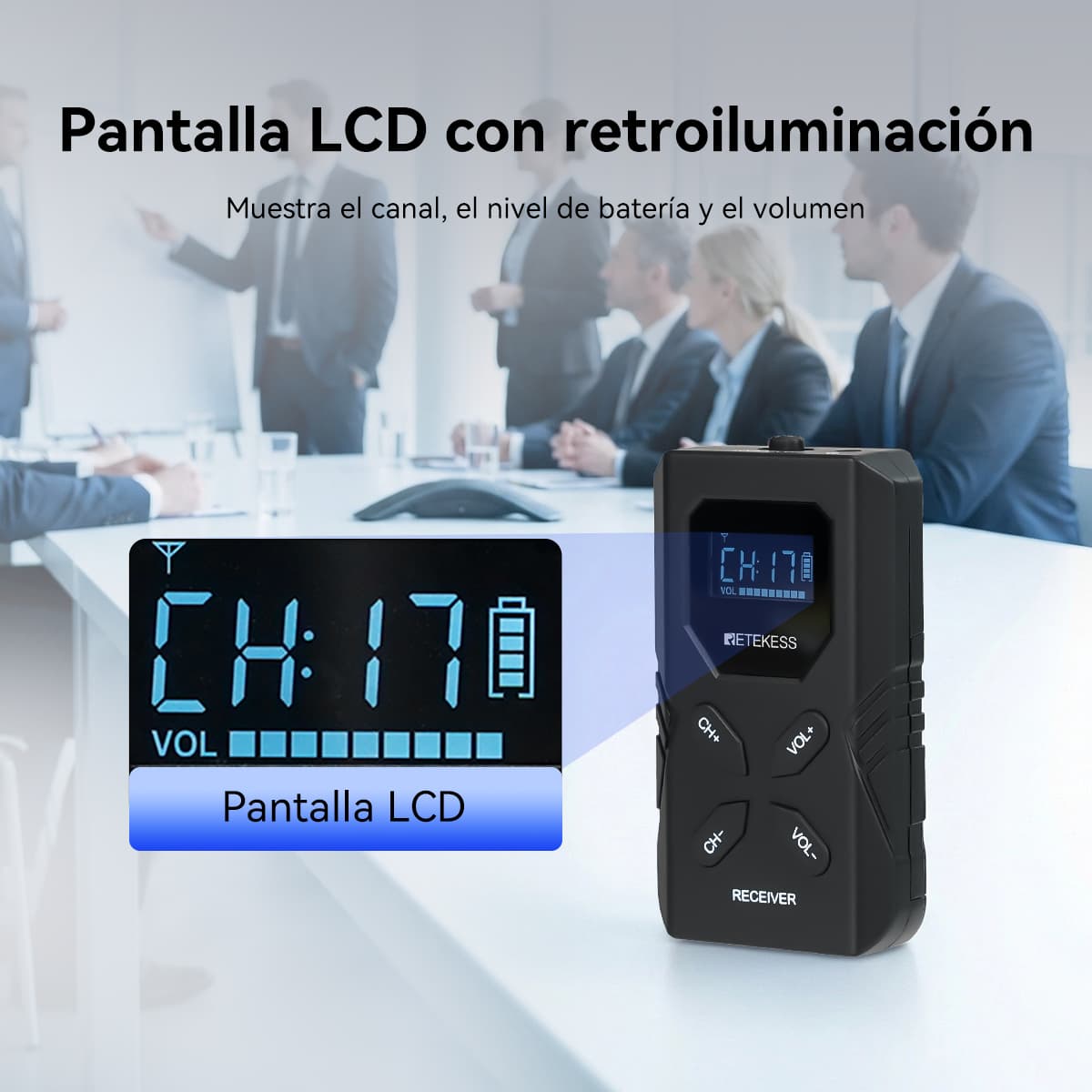 Pantalla LCD clara