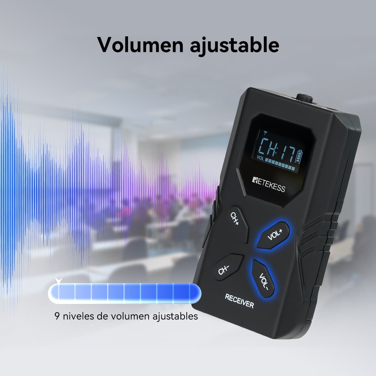 Volumen ajustable