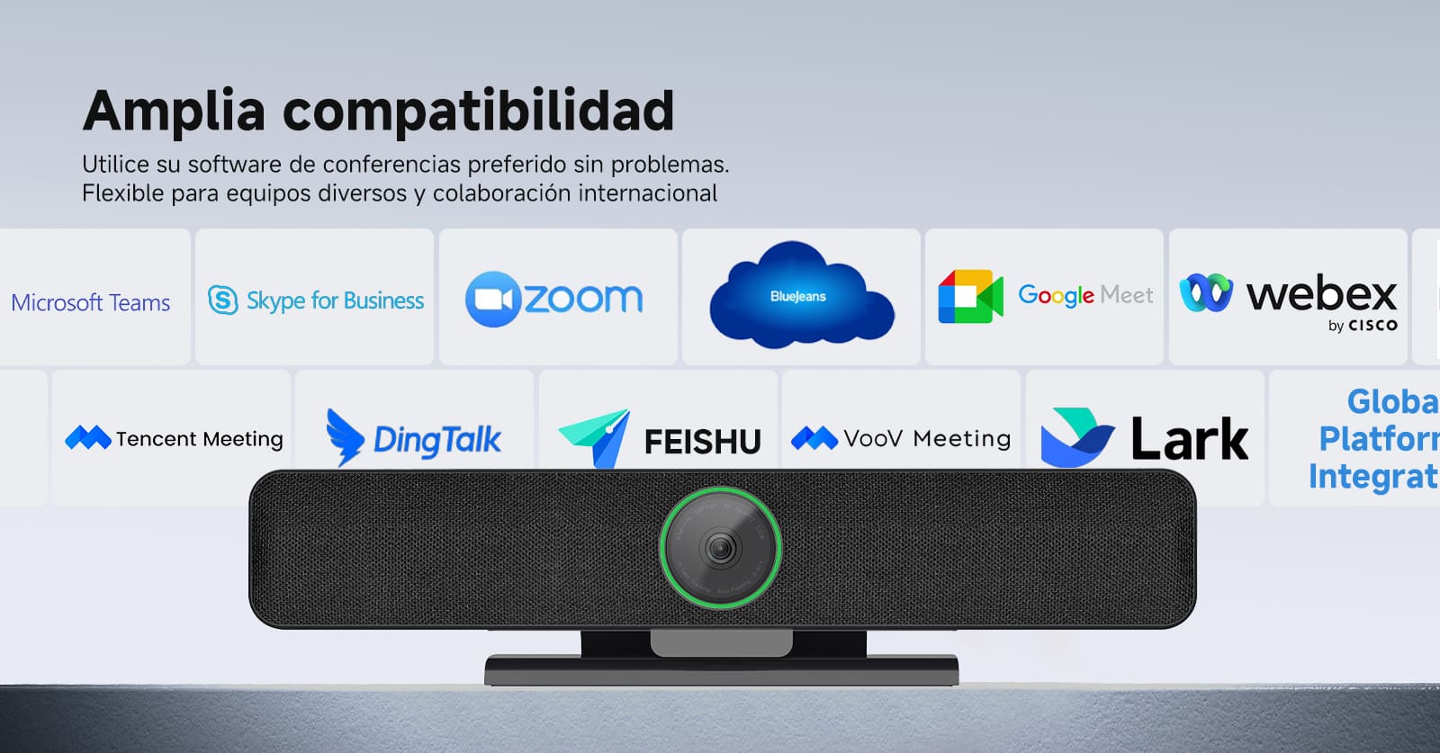 El Mejor Sistema de Videoconferencia 4K con IA para salas de Reuniones Pequeñas (de 2 a 6 Personas)