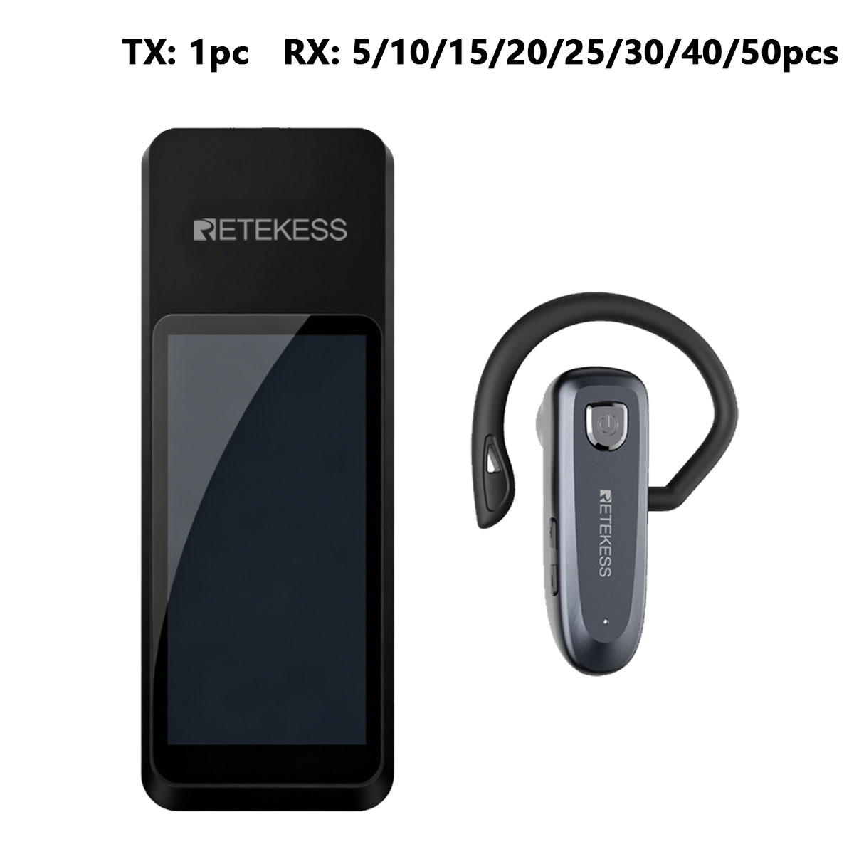 TT136 Dispositivo De Traducción De Audio Multilingüe Para Grupos, Interpretación En Tiempo Real Con IA En 120 Idiomas, Sistema De Traducción Para Tours Y Conferencias One-To-Many, Doble Canal De Emisión, Largo Alcance 2.4G