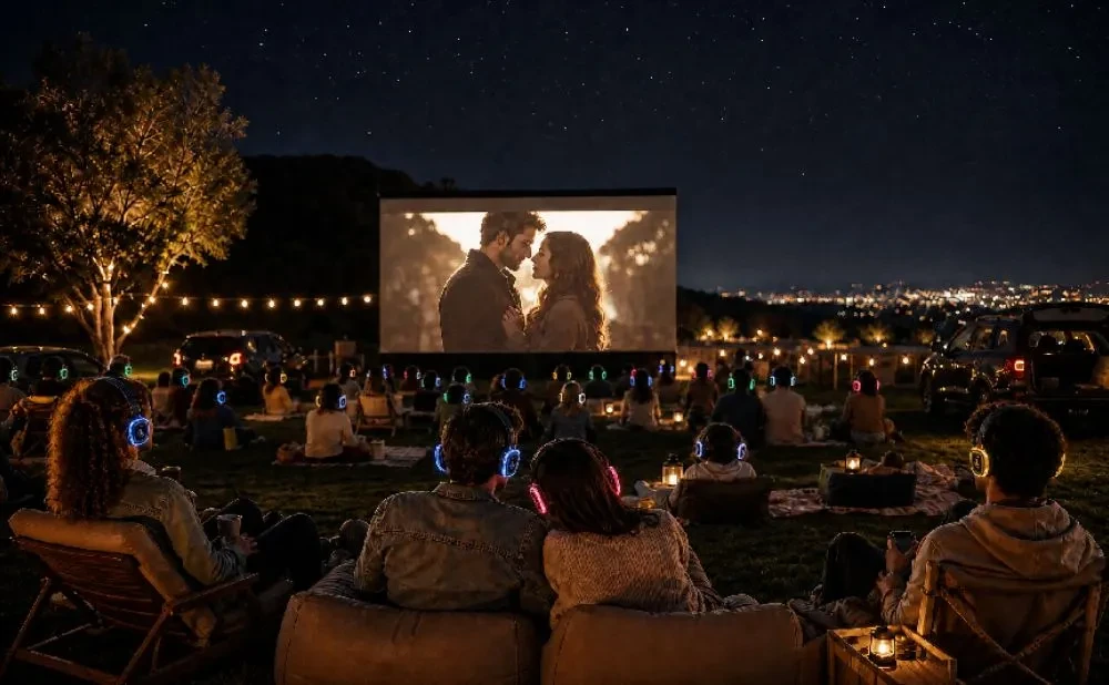 El futuro del cine al aire libre: por qué los cines al aire libre están adoptando auriculares para discotecas silenciosas