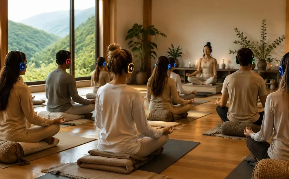 Los retiros de meditación silenciosos se vuelven inalámbricos: cómo los auriculares están transformando el turismo consciente en Europa