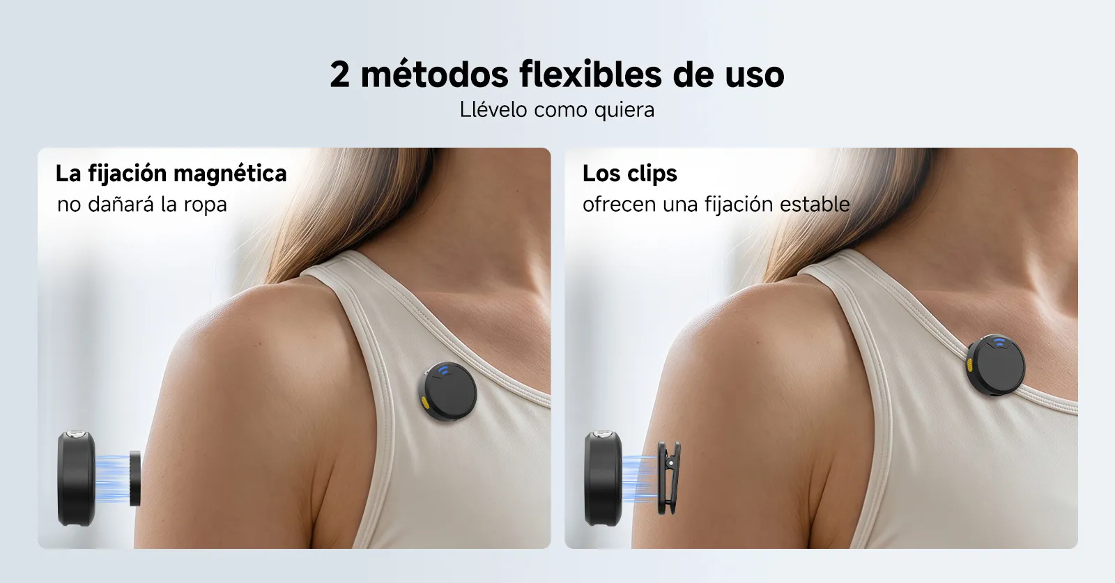 Micr&oacute;fono inal&aacute;mbrico para clase de yoga